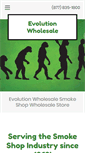 Mobile Screenshot of evolutionwholesale.com